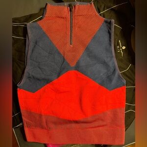 NWOT Spiritual Gangster Zip Crop Top- Vest High Neck Size XS/SM